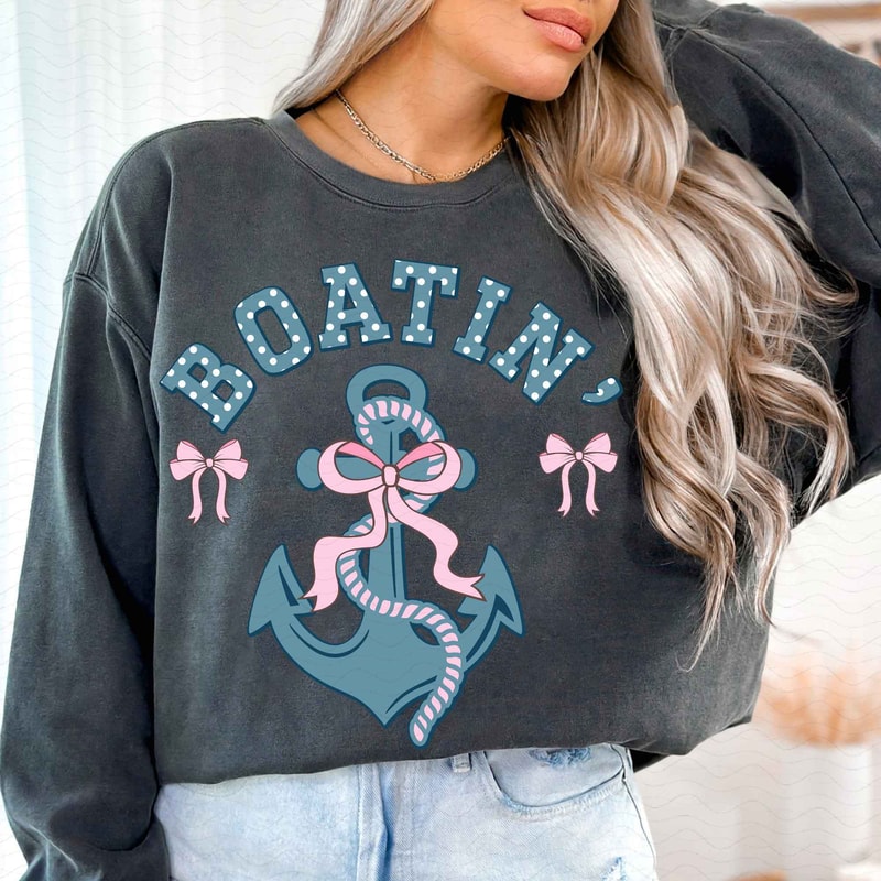 DigitalBoating PNG Summer Sublimation Nautical Anchor Digital File Lake Life Bow Graphic Coastal Th 1