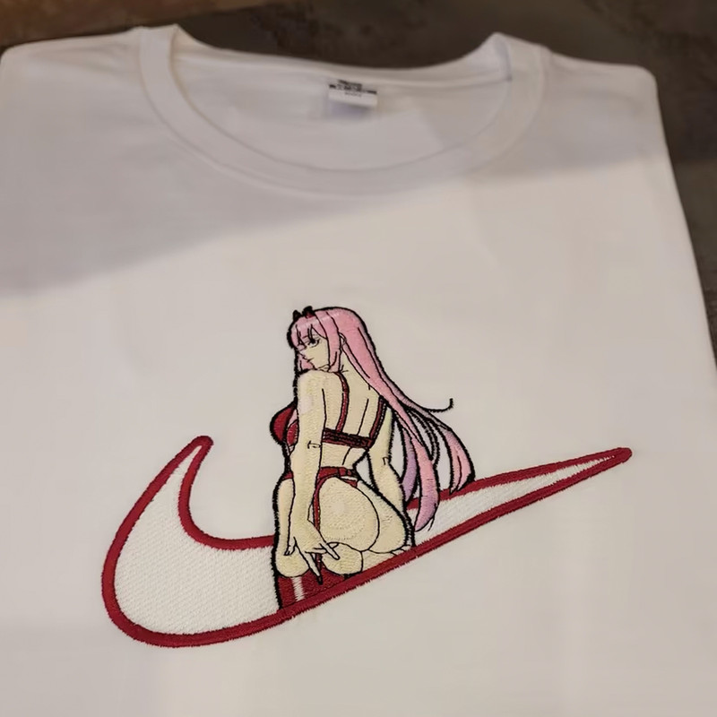 Zero Two Anime Embroidered Design 1