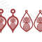 Pineapple Earrings Template Svg Bundle 1