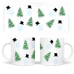 christmas tree mug wrap mug png sublimation and cutting design chrismast 11oz 15oz coffee cup