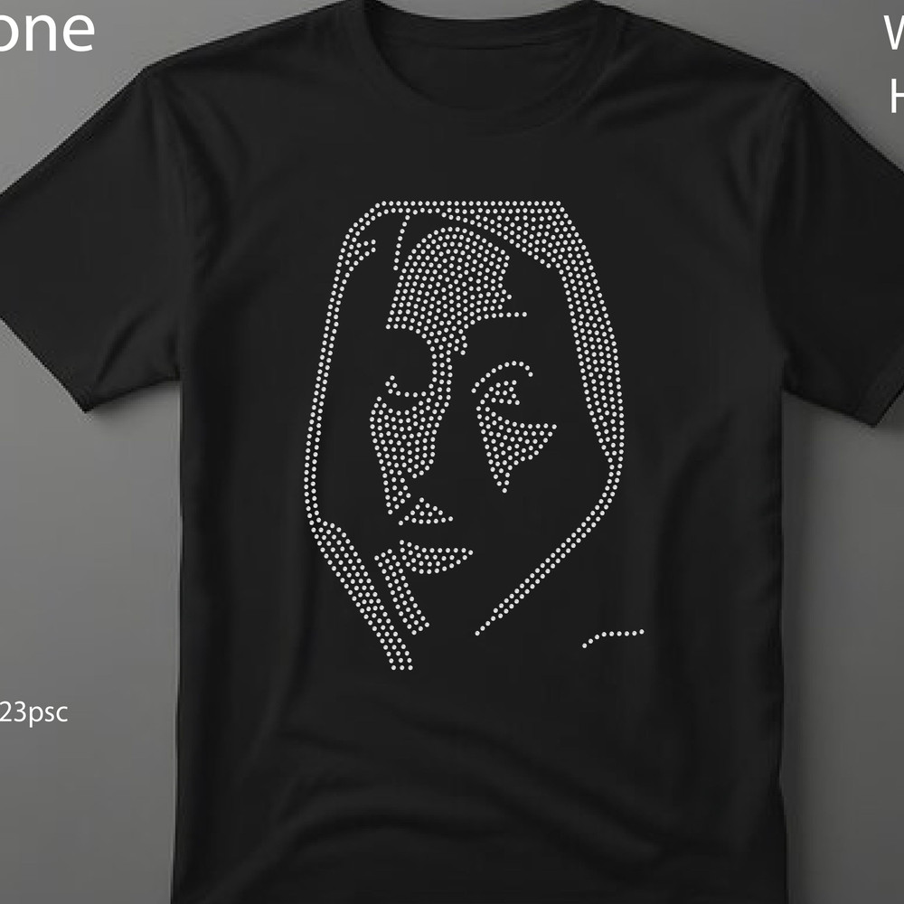 Tupac Rhinestone Template 1003 0
