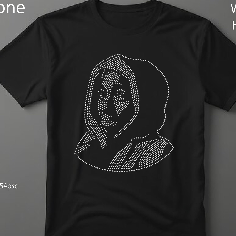 Tupac Shakur Rhinestone Template 1004 0