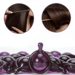 smooth silky hair vitamin capsule keratin complex oil for hair repair and anti-hair loss
