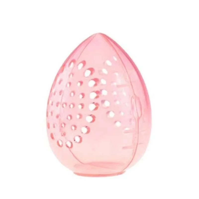Empty Makeup Sponge Storage Box Plastic Egg Shaped Cosmetic Puff Organizer Rack Portable Makeup Ble 5