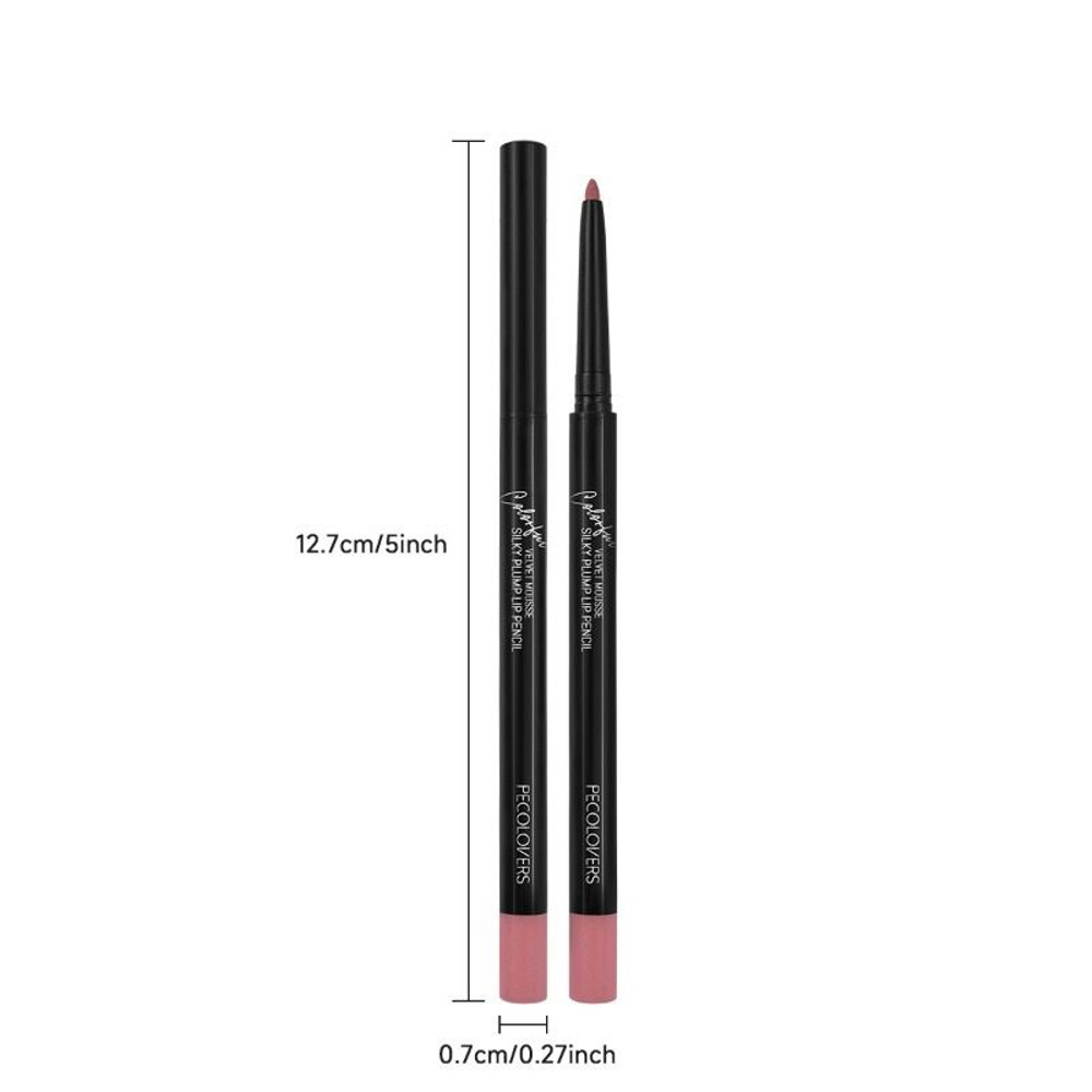 Matte Lipliner Pencil for Red Contour Tint Waterproof Long Lasting Lipstick NonStick Cup Mo