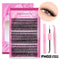 GROINNEYA DIY Lash Extension Kit Cluster Lashes With Bond Seal For SalonQuality At Home 16