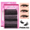 GROINNEYA DIY Lash Extension Kit Cluster Lashes With Bond Seal For SalonQuality At Home 23