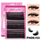 GROINNEYA DIY Lash Extension Kit Cluster Lashes With Bond Seal For SalonQuality At Home 24