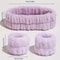 Velvet Facial High Elastic Makeup Hairband Face Wash Wristband Set Soft Skin Care Spa Essentials 2