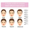 8 In 1 Reusable Eyebrow Stencil Kit Brow Stamp Template Shape Set For Perfect Eyebrows 5