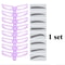 8 In 1 Reusable Eyebrow Stencil Kit Brow Stamp Template Shape Set For Perfect Eyebrows 7