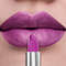 Bold & Intense Glitter Shiny Metallic Lipstick Pearlescent Lip Tint, Long Lasting Matte Lip Makeup