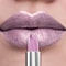 Bold & Intense Glitter Shiny Metallic Lipstick Pearlescent Lip Tint, Long Lasting Matte Lip Makeup