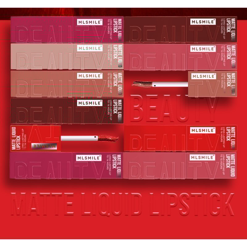 3D Matte Lipstick Velvety Satin Gloss Liquid Matte Lip Color Waterproof Long Lasting Glaze Non Stic 2