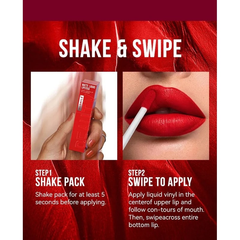 3D Matte Lipstick Velvety Satin Gloss Liquid Matte Lip Color Waterproof Long Lasting Glaze Non Stic 4