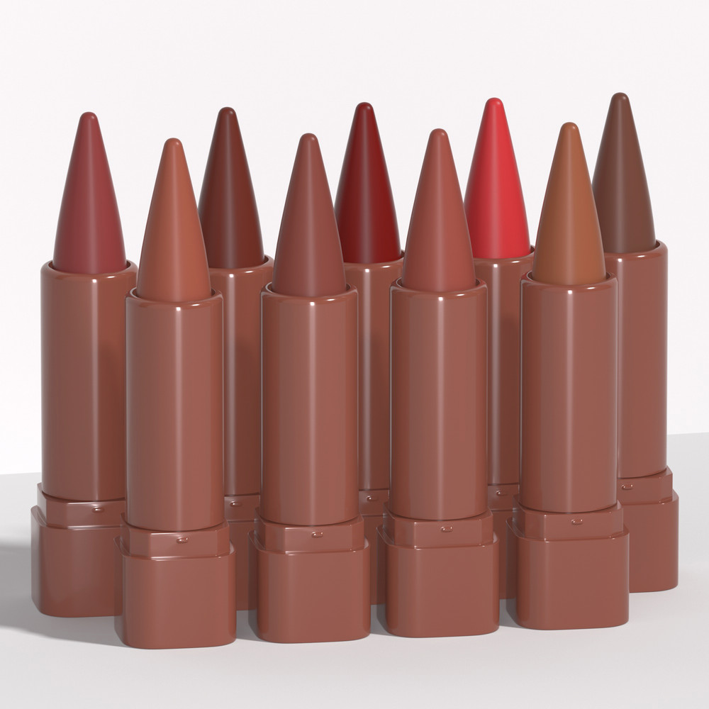 Gradient Lip Liner Pen with Matte Velvet Finish, Smooth Application Lipstick, Precise Tapered Tip, Long-Lasting Wear