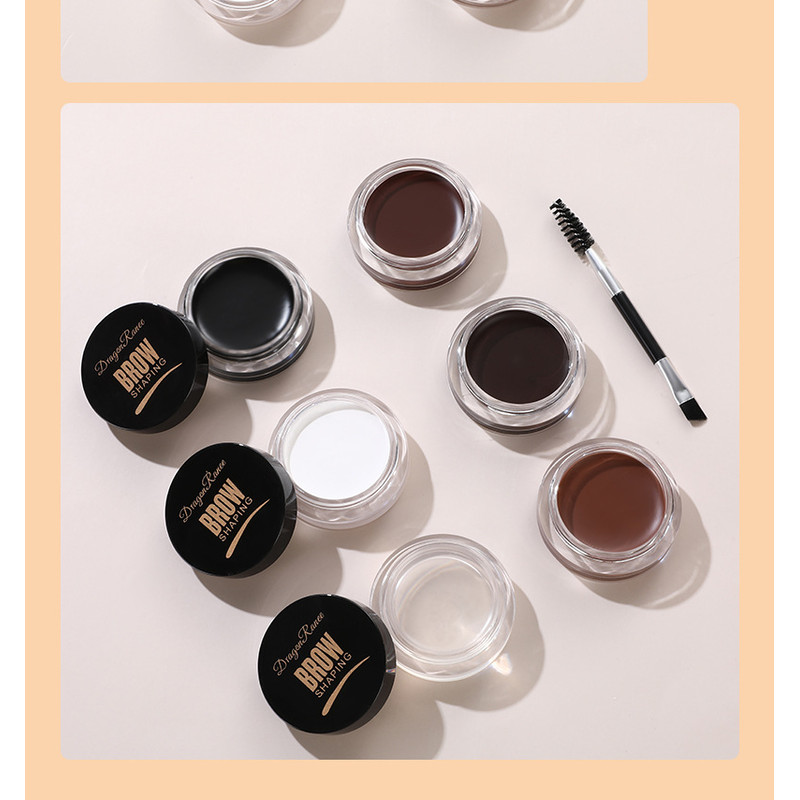 Dragon Ranee Wild Eyebrow Styling Eyebrow Cream, Multi Use Styling Eyebrow Gel Soap Wax, 6 Color Long Lasting Waterproof