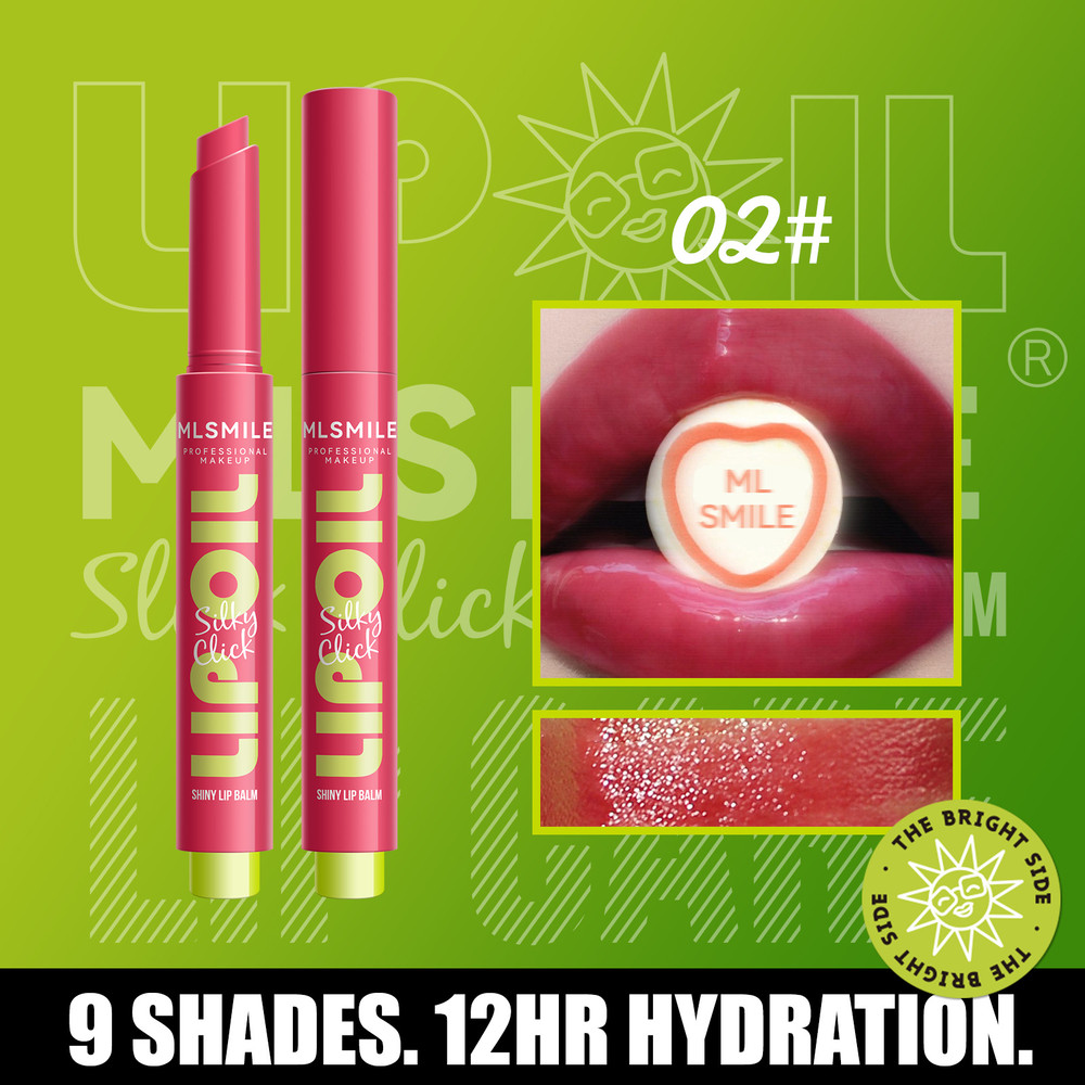 Multi-color Silky Click Lip Care Hydrating Lip Gloss, Radiant Mirror High Shine, Effortless Press, Long Lasting Sexy