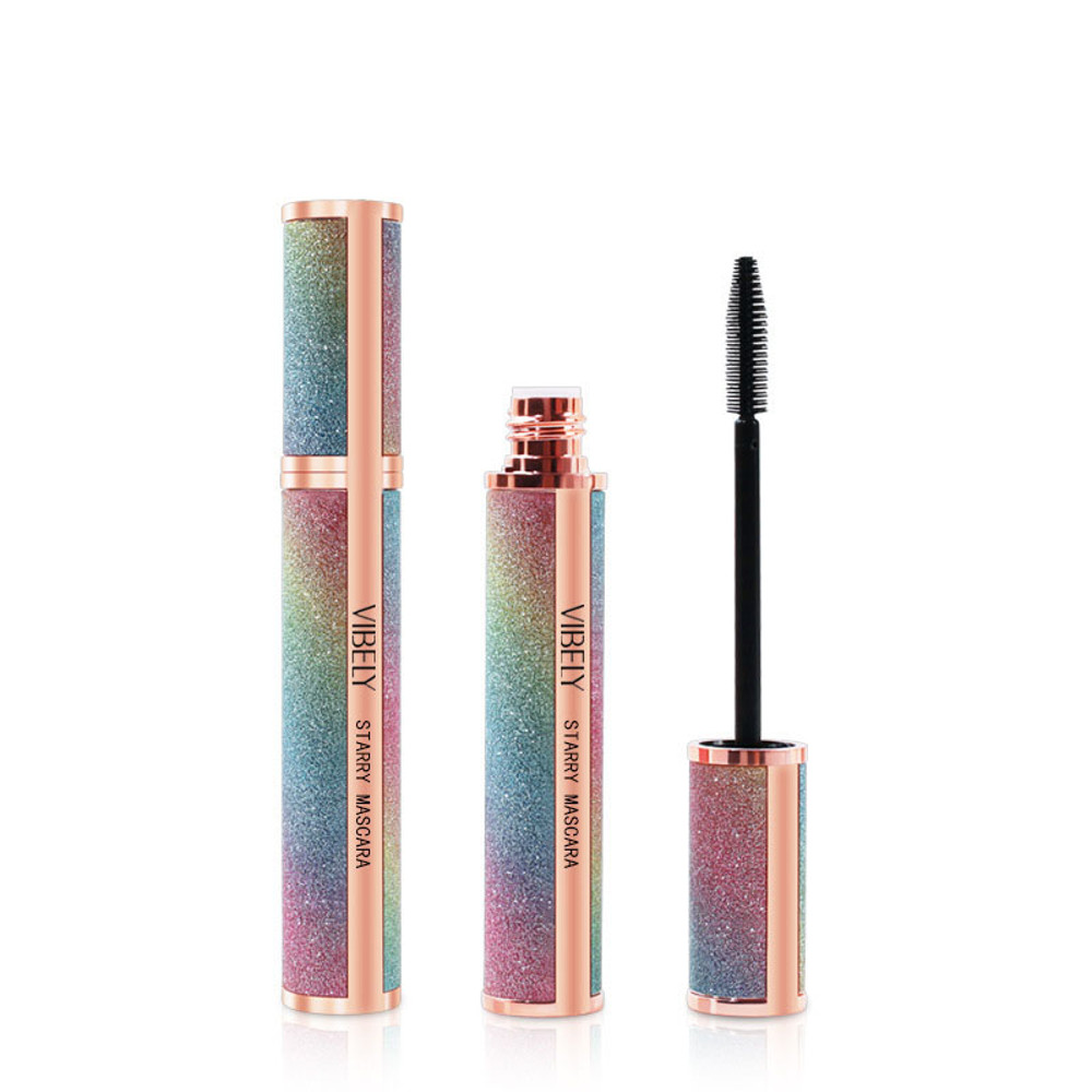 4D Brilliant Starry Sky Black Mascara Volumizing Curling Slim Thick Brush Waterproof Long Lasting N 6