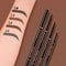 Double-headed Rotable Eyebrow Pen, Waterproof 1.5mm Fine Refill, Dual Eyebrow Brush, Wild Natural Brow Precision