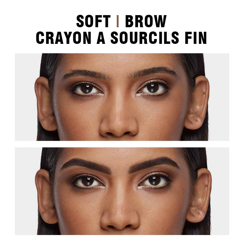 Double-headed Rotable Eyebrow Pen, Waterproof 1.5mm Fine Refill, Dual Eyebrow Brush, Wild Natural Brow Precision