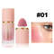 Easy to Apply Colour Matte Liquid Blush, Waterproof Long Lasting Formula, Blush Sponge Brush Head, Natural Cheek Tint
