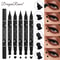 Double head Star Seal Eyeliner, Waterproof Non-smudging Liquid Pen, Novice Heart Plum Stamp, Tail Precision
