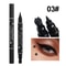 Double head Star Seal Eyeliner, Waterproof Non-smudging Liquid Pen, Novice Heart Plum Stamp, Tail Precision