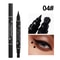 Double head Star Seal Eyeliner, Waterproof Non-smudging Liquid Pen, Novice Heart Plum Stamp, Tail Precision