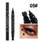 Double head Star Seal Eyeliner, Waterproof Non-smudging Liquid Pen, Novice Heart Plum Stamp, Tail Precision