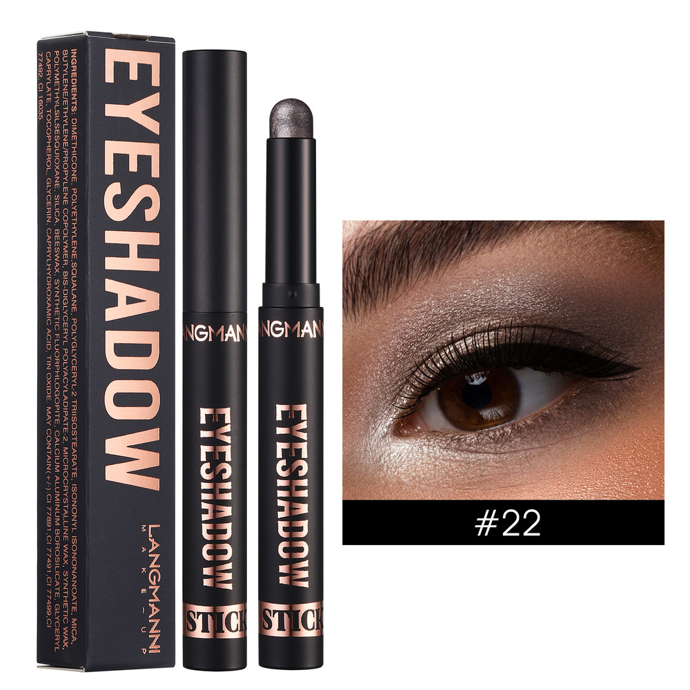 Waterproof Eyeshadow Stick, Long Lasting Color Eyeshadow, Face Highlight Crayon, Creamy Waterproof Eye Pencil, All-Day