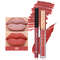 Color Matte Long Lasting Color Lip Liner Set Waterproof, Anti Sweat Non Stick Cup, Rotatable Liner Ultra Smudge Proof