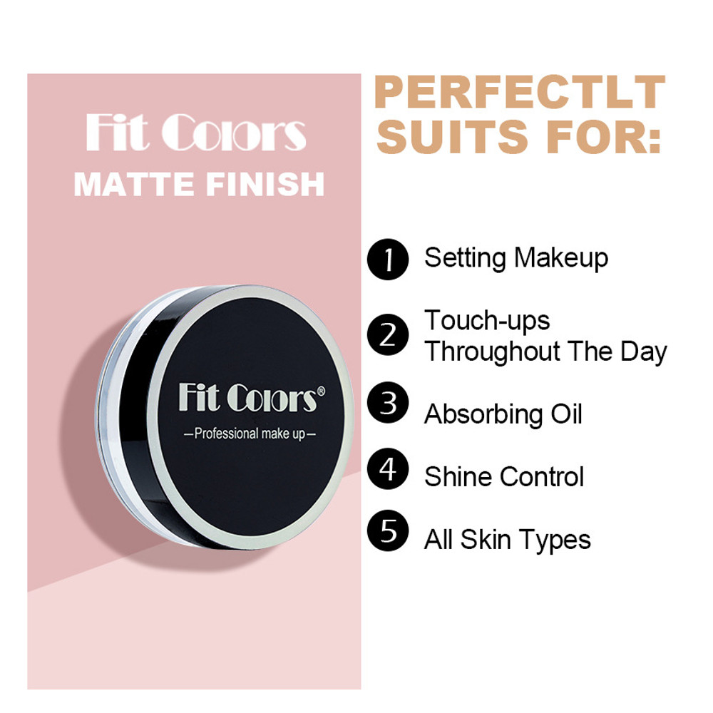 Concealer Smoothing Powder Waterproof, Sweat Resistant and Oil Resistant, Lightweight Setting Makeup Powder