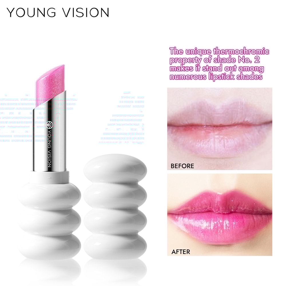 Fine Shimmer Nourishing Lipstick, Light Lipstick Long Lasting Colors, Easy to Apply Lip Moisturizing Lipstick