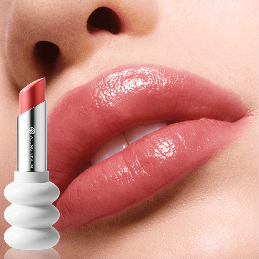 Fine Shimmer Nourishing Lipstick, Light Lipstick Long Lasting Colors, Easy to Apply Lip Moisturizing Lipstick