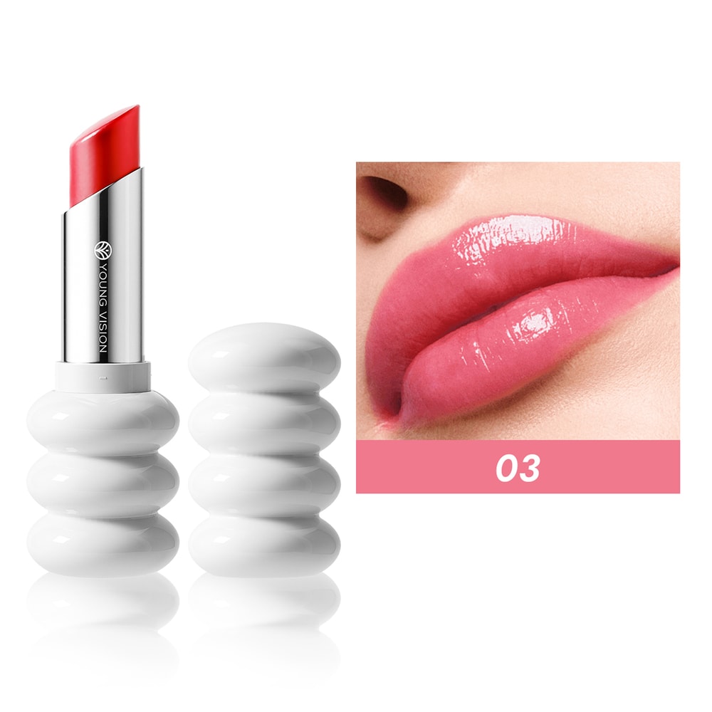 Fine Shimmer Nourishing Lipstick, Light Lipstick Long Lasting Colors, Easy to Apply Lip Moisturizing Lipstick
