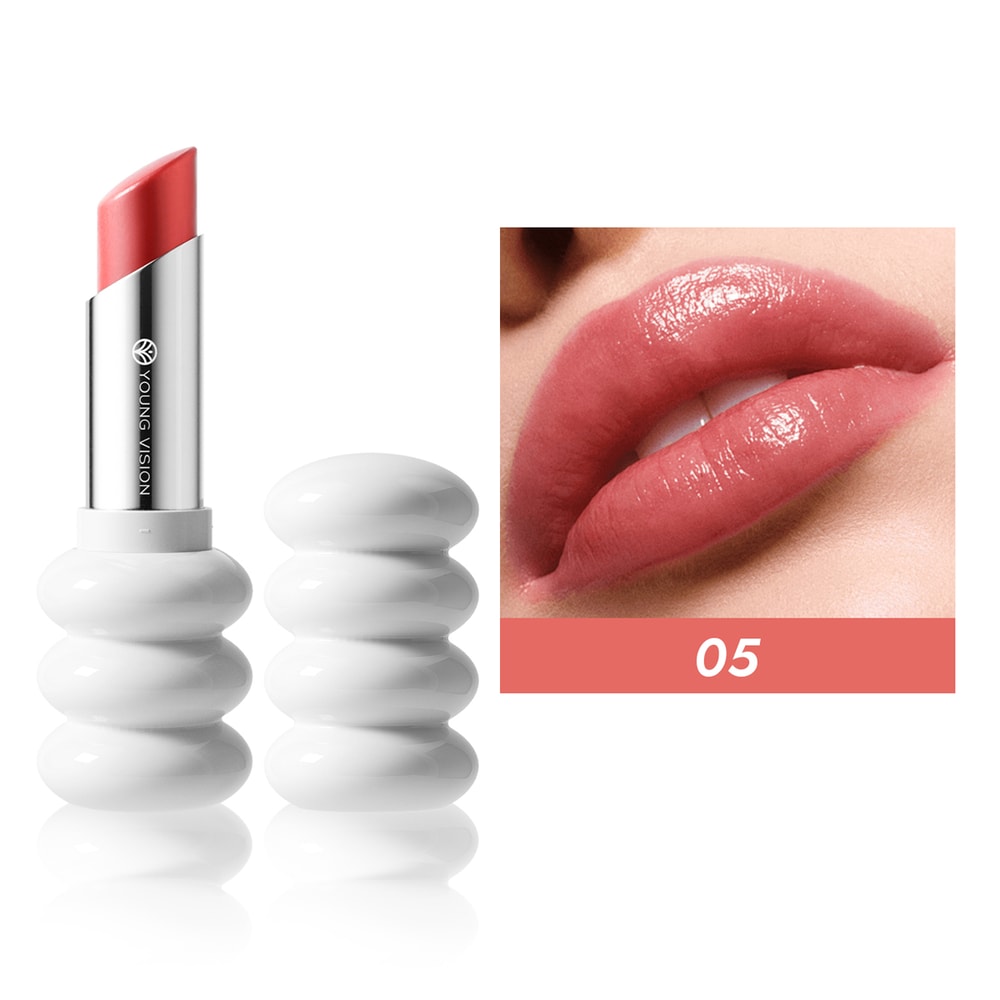 Fine Shimmer Nourishing Lipstick, Light Lipstick Long Lasting Colors, Easy to Apply Lip Moisturizing Lipstick