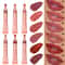 Liquid Water Brightening Lip Glaze, Moisturizing Lip Color with Plush Brush Head, Squeezing Tube Lip Tint Gloss