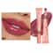 Liquid Water Brightening Lip Glaze, Moisturizing Lip Color with Plush Brush Head, Squeezing Tube Lip Tint Gloss