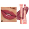 Liquid Water Brightening Lip Glaze, Moisturizing Lip Color with Plush Brush Head, Squeezing Tube Lip Tint Gloss