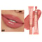 Liquid Water Brightening Lip Glaze, Moisturizing Lip Color with Plush Brush Head, Squeezing Tube Lip Tint Gloss