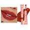 Liquid Water Brightening Lip Glaze, Moisturizing Lip Color with Plush Brush Head, Squeezing Tube Lip Tint Gloss
