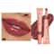 Liquid Water Brightening Lip Glaze, Moisturizing Lip Color with Plush Brush Head, Squeezing Tube Lip Tint Gloss