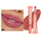 Liquid Water Brightening Lip Glaze, Moisturizing Lip Color with Plush Brush Head, Squeezing Tube Lip Tint Gloss