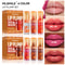 3pcs Duck Mouth Lip Oil Set Fruit Fragrance Lip Oil Moisturizing Mirror Gloss Lip Gloss Beep Lip Gl 0