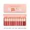 10colors Cartoon Set Waterproof Moisturizing Lip Glaze Set Non-fading Lip Liquid Mirror Lipstick for Lip Gloss