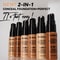Powder Foundation Long Lasting Waterproof Moisturizing Sweat Resistant Coverage Easy To Open Oil Co 0
