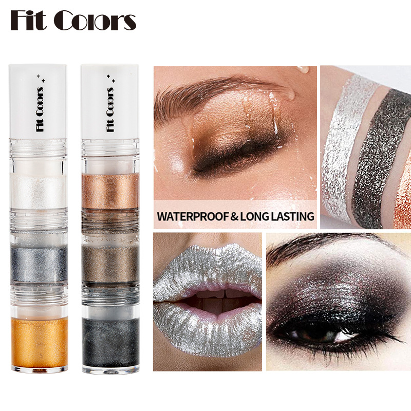 Smoky Eye Water Eyeshadow Diamond Liquid Pearl Shimmer Eye Shadow Liquid Lip Dye AllDay Wear Crease 2