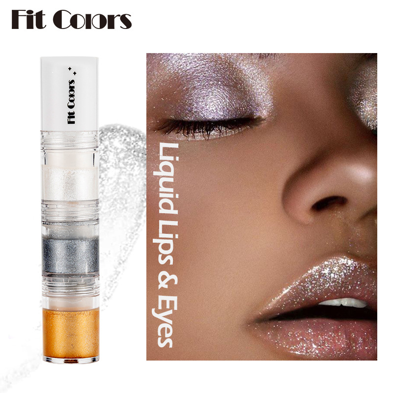 Smoky Eye Water Eyeshadow Diamond Liquid Pearl Shimmer Eye Shadow Liquid Lip Dye AllDay Wear Crease 4