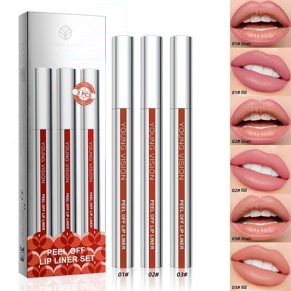 Tear Off Lip Liner Peel Off Lip Liner Matte Smudge Free Hook And Loop Lip Pencil Long Lasting Makeu 5